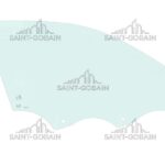 RH FRONT DOOR GLASS GREEN (2HOLES) SEKURIT